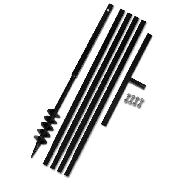 vidaXL Erdbohrer mit Handhabung 80 mm Verlängerungsrohr 5 m 270539