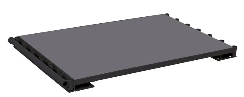 VARIOfit Plattenständer ohne Bügel Ladefläche: 1.200 x 800 mm RAL 7016 anthrazitgrau zu-1286/AG