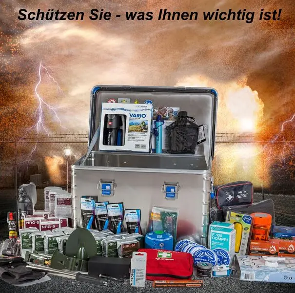 MBS Zivilschutz Vorsorge- und Notvorrat Zarges Box "Home" DEF-Set-Home