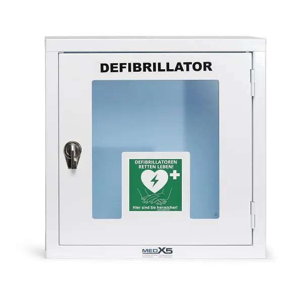 MedX5 Universal Defibrillator-Metallwandkasten für Innenbereiche mit Montagematerial für Innenbereiche 1-53672