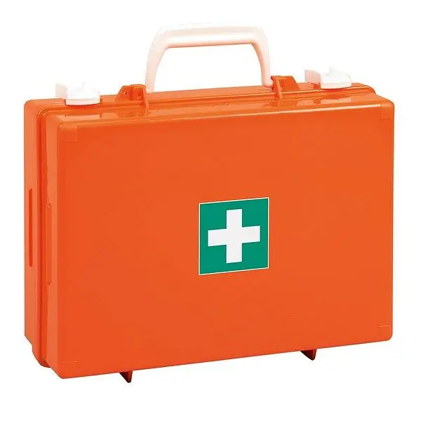 WERO Werotop Erste Hilfe Koffer 350 orange mit Inneneinteilung leer 206256