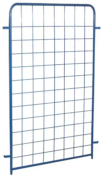 VARIOfit Längswand für Paket-/Etagenwagen hoch Außenmaße: 925 x 1.525 mm RAL 5010 enzianblau gsw-500.304
