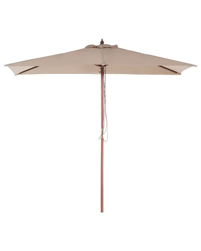 Market Parasol 195 cm FLAMENCO Sand Hellbraun