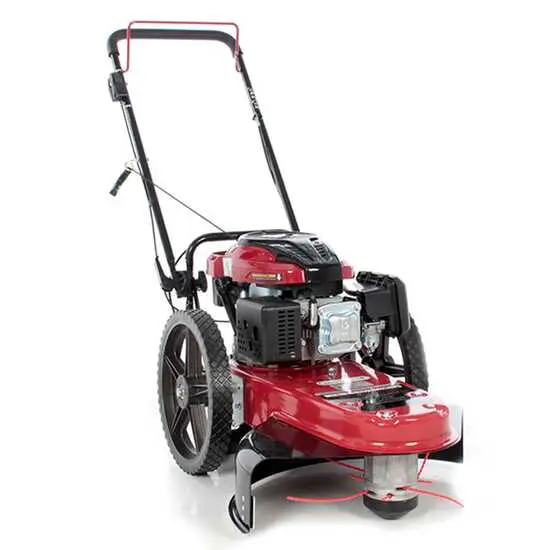 GeoTech DG 58 F - Fadenmäher auf Räder ohne Radantrieb - mit Benzinmotor Loncin 196 ccm