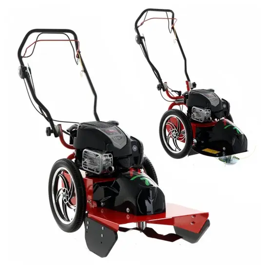 Leichtes Akku FLO SPEED 7 BS - Benzin-Hochgrasmäher - Messer und Fadenkopf - B&S 675EXi