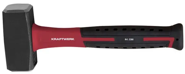 Kraftwerk Fäustel 1000 g Fiberglasstiel Länge: 260 mm 2390