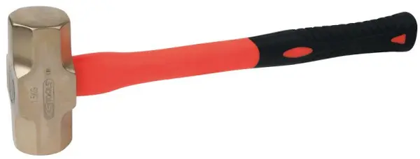 KS Tools BRONZEplus Minenhammer 1000 g mit Fiberglasstiel 963.2086