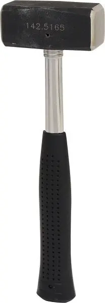 KS Tools Fäustel mit Stahlrohr-Stiel und Kunststoffgriff 1000g 142.5165
