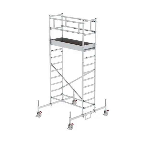 Munk Günzburger Steigtechnik Rollgerüst 075 x 180 m mit Fahrbalken Plattformhöhe 3 m 154347