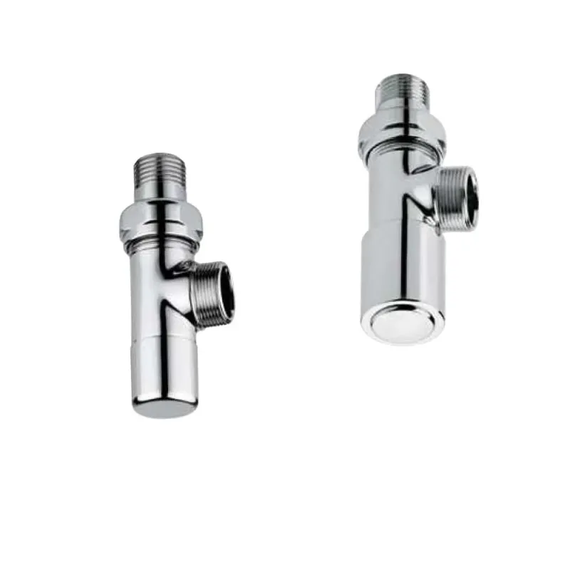 Kit Ventil und Absperrventil Chrom für Heizkörper RCR POLETTI Horizontale Installation : Rennsport Edition