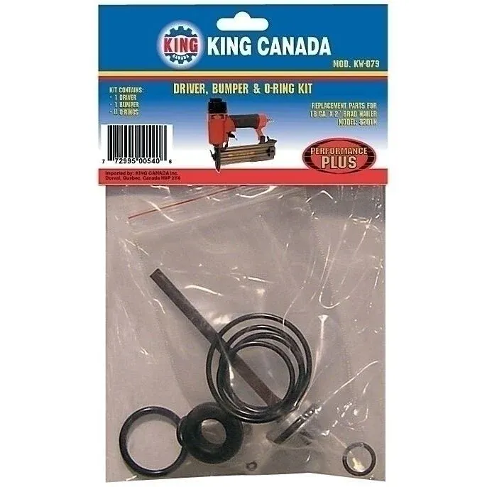 Performance Plus Driver & O-Ring Replacement Kit No. KW-079 8201N