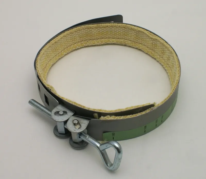 Hochleistungs- Rohrschelle 120 - 200 mm mit Dichtung für Rauchrohr verstellbar