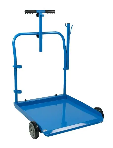 Rapid Mobiler Ölwagen für 200 Liter-Fässer höhenverstellbarer Handhabung 22 153
