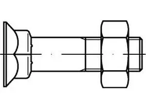 Senkschrauben DIN 608 Mu 8.8 M 16 x 60 VE=S (50 Stück)