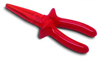 Lemp Langbeck-Flachzange mit Arbeitskopfbeschichtung 160mm isoliert 217716