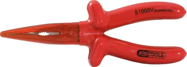 KS Tools 1000V Flachrundzange beschichteter Arbeitskopf 200mm 117.1718