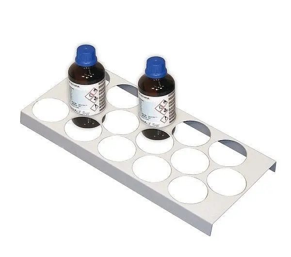 asecos Flaschengestell für 15 Flaschen mit Durchmesser 70 mm für Modell(e): UB90 UB30 mit Breite 590 1100 und 1400 mm 7603