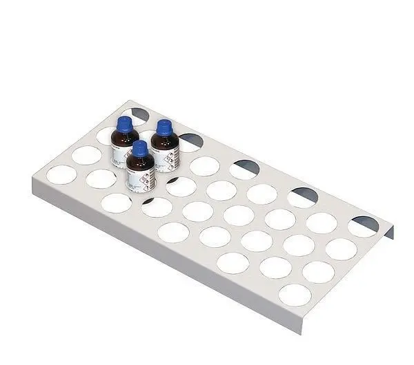 asecos Flaschengestell für 32 Flaschen mit Durchmesser 40 mm für Modell(e): UB90 UB30 mit Breite 590 1100 und 1400 mm 7602