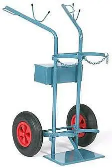 Iwetec Flaschenwagen für 2 x 40/50 l luftbereift 557100