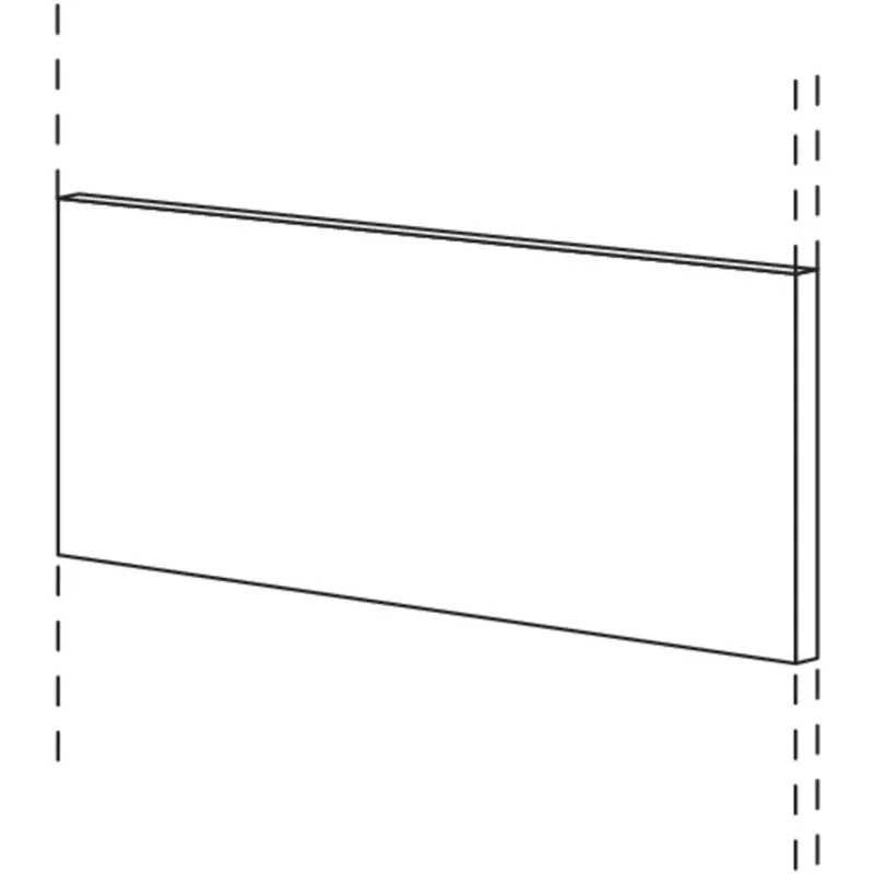 Fuhrparkmanagement- nobilia Frontblende durchgehend F285-894 89,4 cm