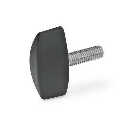 Ganter Flügelschrauben Edelstahl-Gewindestift (GN 531-32-M6-30-NI) VE: 50 Stück 531-32-M6-30-NI