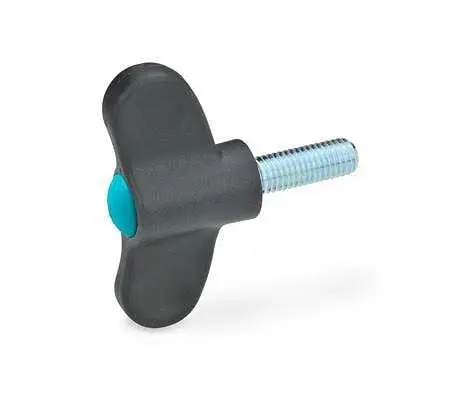 Ganter Flügelschrauben Kunststoff (GN 633-48-M5-16-DGR) VE: 50 Stück 633-48-M5-16-DGR