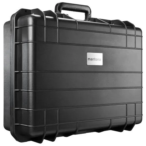 Mantona Outdoor Sicherheitkoffer L Wasserdicht stoßfest staubdicht Abmessungen außen: ca. 51 Stück40x20cm 1018509