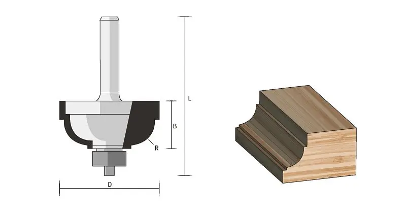 Famag Hohlkehl-Profilfräser HM 3139.828.00