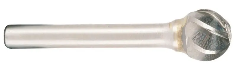 Projahn Hartmetallfräser Form D Kugel d1 12.7 mm Schaft-Durchmesser 6.0 mm Schnellfrässchliff 700436127