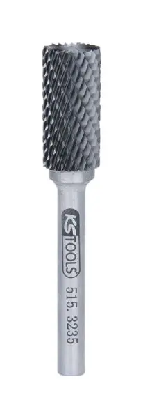 KS Tools HM Zylinder-Frässtift Form mit Stirnverzahnung 12mm 515.3235