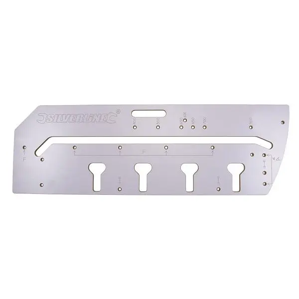 Silverline Frässchablone für Arbeitsplattenverbindungen 900 mm 633488