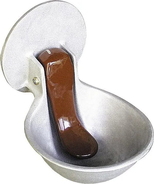 Patura Anbau-Tränkebecken Alukleinformatum-Guss für Wasserfässer Modell 98 380106