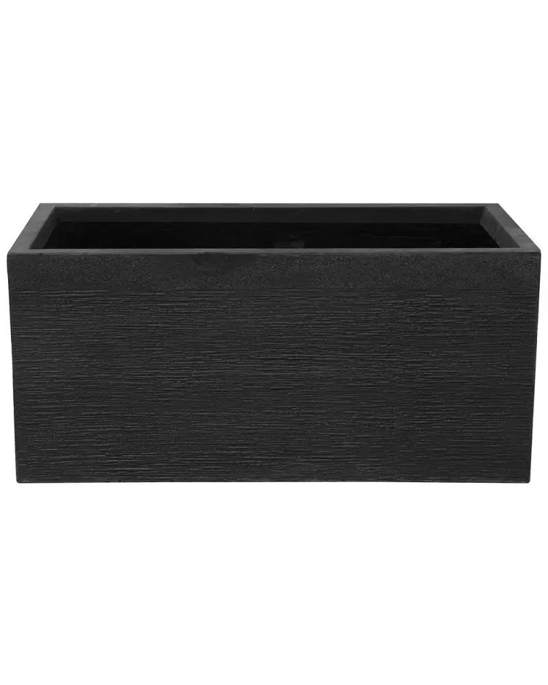 Blumenkübel MYRA Keramik 80 cm Schwarz