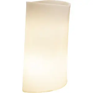 Pflanzbehälter, VARIA, beleuchtet, transluzent, warmweiß, E27. | Frostsicher | UV-stabil