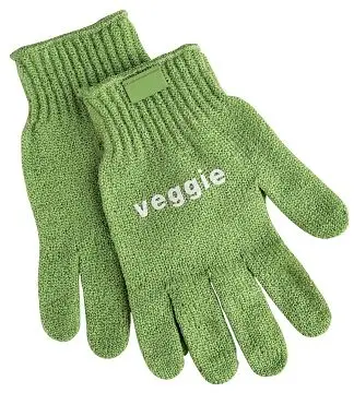 Contacto Gemüseputzhandschuh grün für Gemüse VEGGIE VE: Paar 6537/006