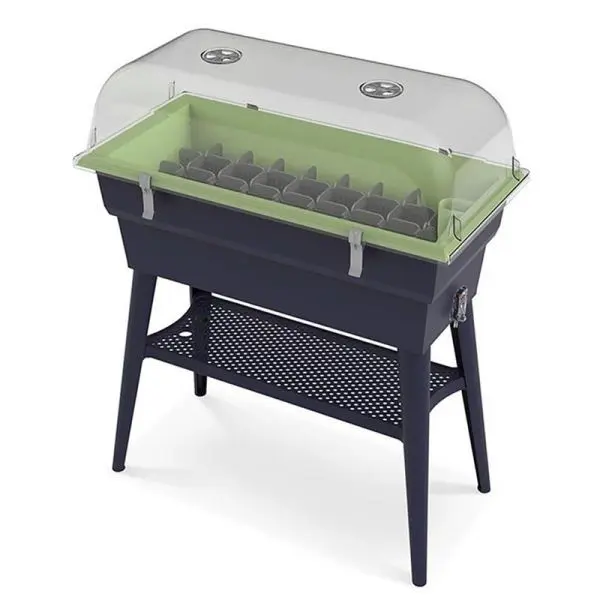 NOOR Hochbeet Calipso 81 x 38 x 100cm Komplettset mit Haube Farbe: grün 090MV035264