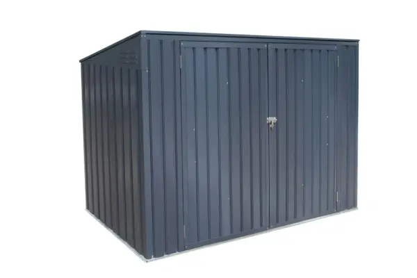 Westmann strapazierfähige verzinkte Mülltonnenbox 100x235x131cm 7x3 SI02000
