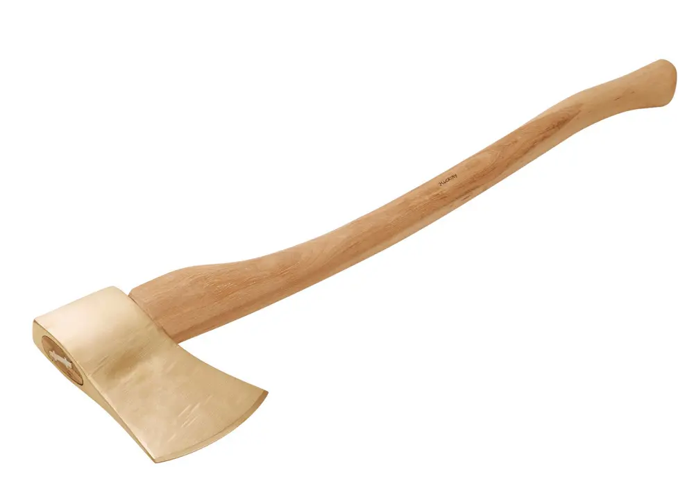 Axt, Länge 900 mm, 2200 g, Sonderbronze, funkenfrei, für Ex-Zonen