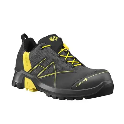 Haix - CONNEXIS Safety+ GTX low grey-yellow, Größe UK 6.0 / EU 39
