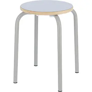 Hocker PARIS, Sitzhöhe 460 mm, taupe.