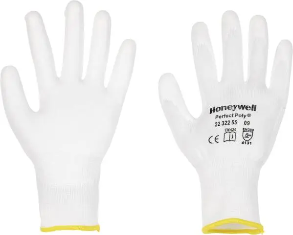 Honeywell GANTS BLANCS PERFECTPOLY 2232255-7 Polyamid Arbeitshandschuh Größe (Handschuhe): 7, S EN 388 CAT I 2 St.