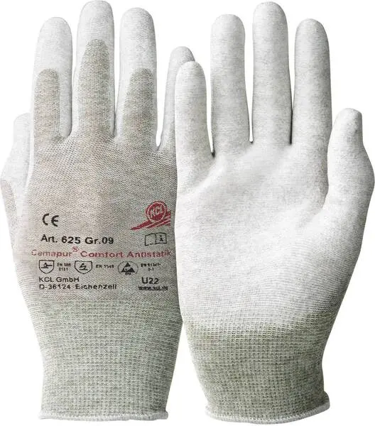KCL Camapur Comfort Antistatik 625-10 Polyamid Arbeitshandschuh Größe (Handschuhe): 10, XL EN 16350:2014-07 CAT II 1 P