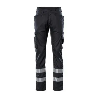 MASCOT® - Marseille Hose mit Schenkeltaschen FRONTLINE, Schwarz, Größe 82C54