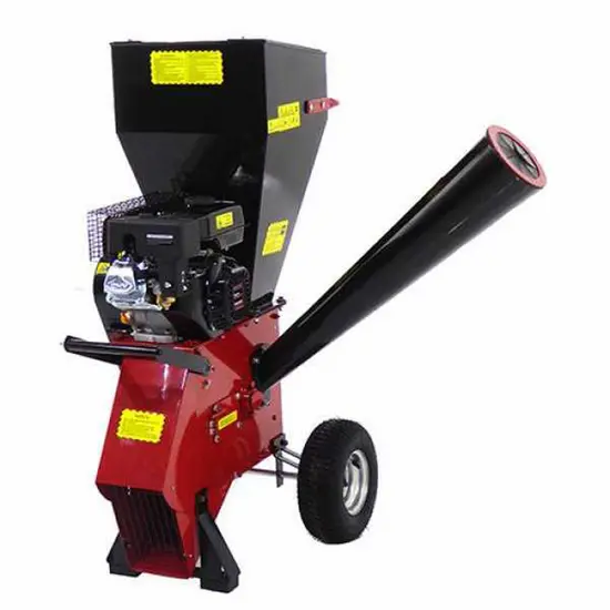 Professionelle Garten- GeoTech GS70 - Gartenhäcksler mit Loncin Benzinmotor 7 PS