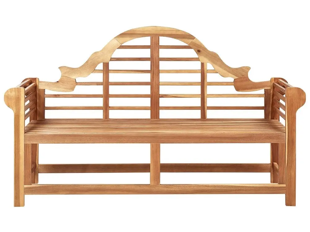 Garden Bench MARLBORO 196 cm Acacia Wood Light Braun