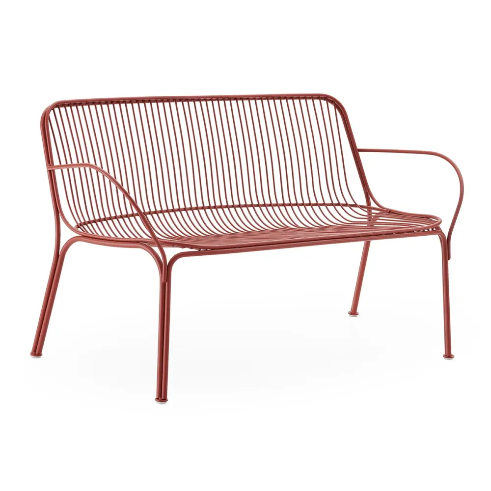 Kartell - Hiray Gartensofa aus pulverbeschichtetem Metall