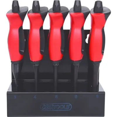 Schaufel- KSTOOLS® - Durchtreiber-Satz mit Handschutzgriff, 5-teilig