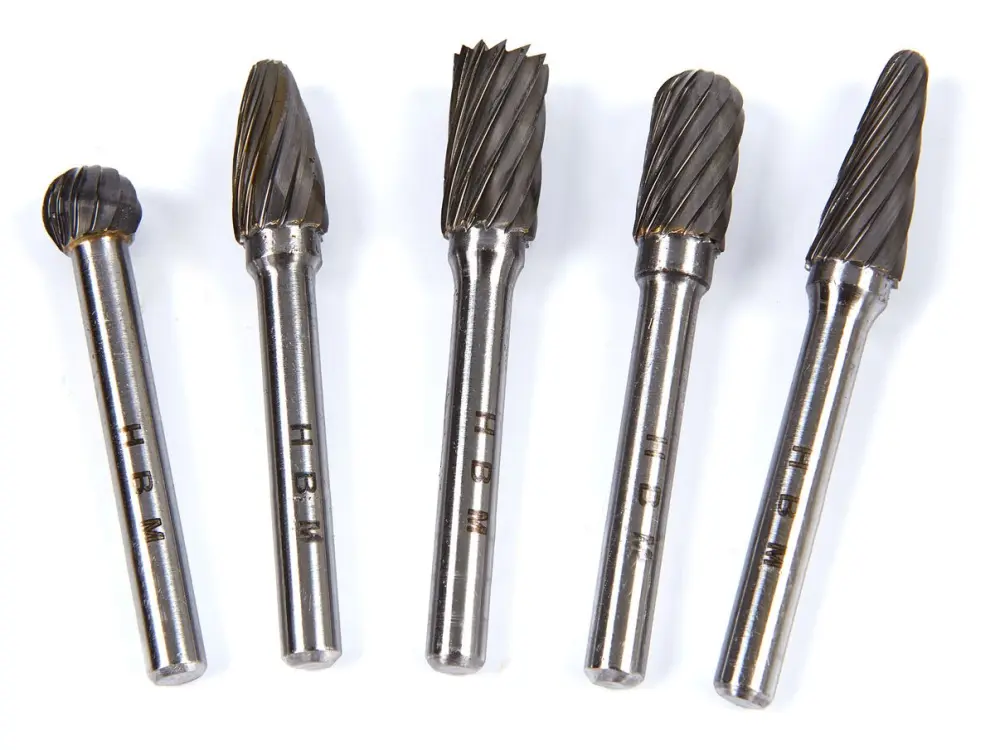 VHM Fräser 5-teiliges Set ∅10mm Fräskopf für harte Böden