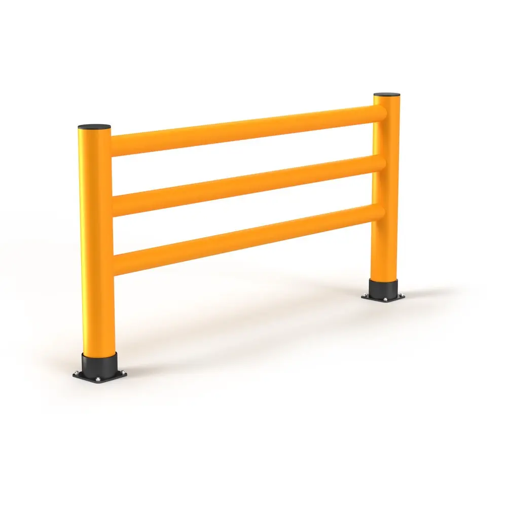 .M.P.E.R.E. Rammschutzgeländer Rack Mammut®, Innen- und Außenbereich Innen- und Außenbereich, HxL 1.100 x 2.000-10.000 mm