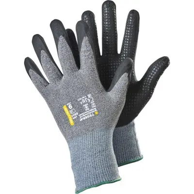 TEGERA® - Montagehandschuhe TEGERA 884A, Kat. II, grau/schwarz, Gr. 7